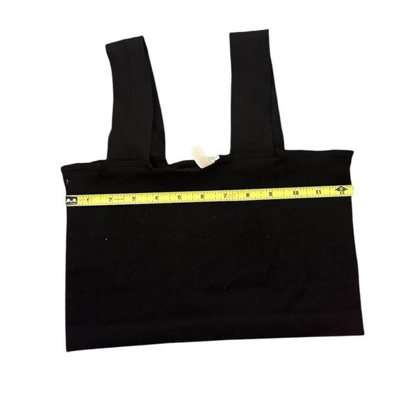 Nikibiki Black Seamless Square Tank Top OS - Picture 6 of 7